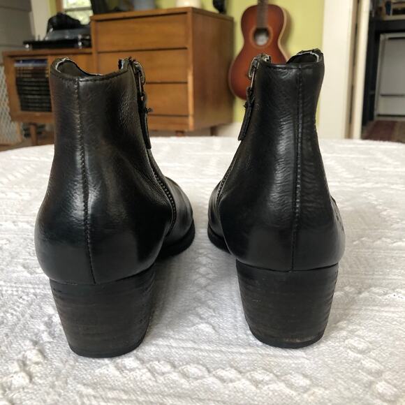 Clarks Maypearl Fawn Fashion Leather Ankle Boot Women’s Size 7 Western Moto Boho - Picture 6 of 15